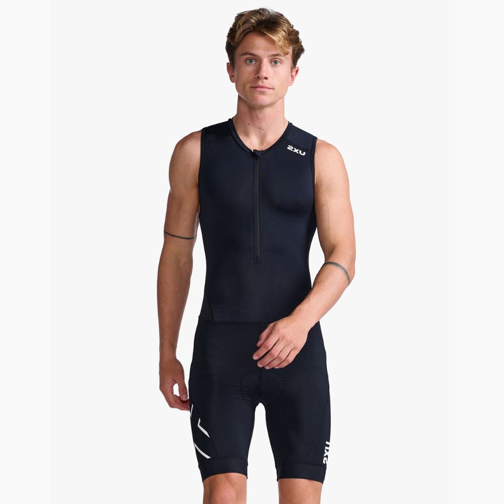 2XU Core Trisuit - Black/White