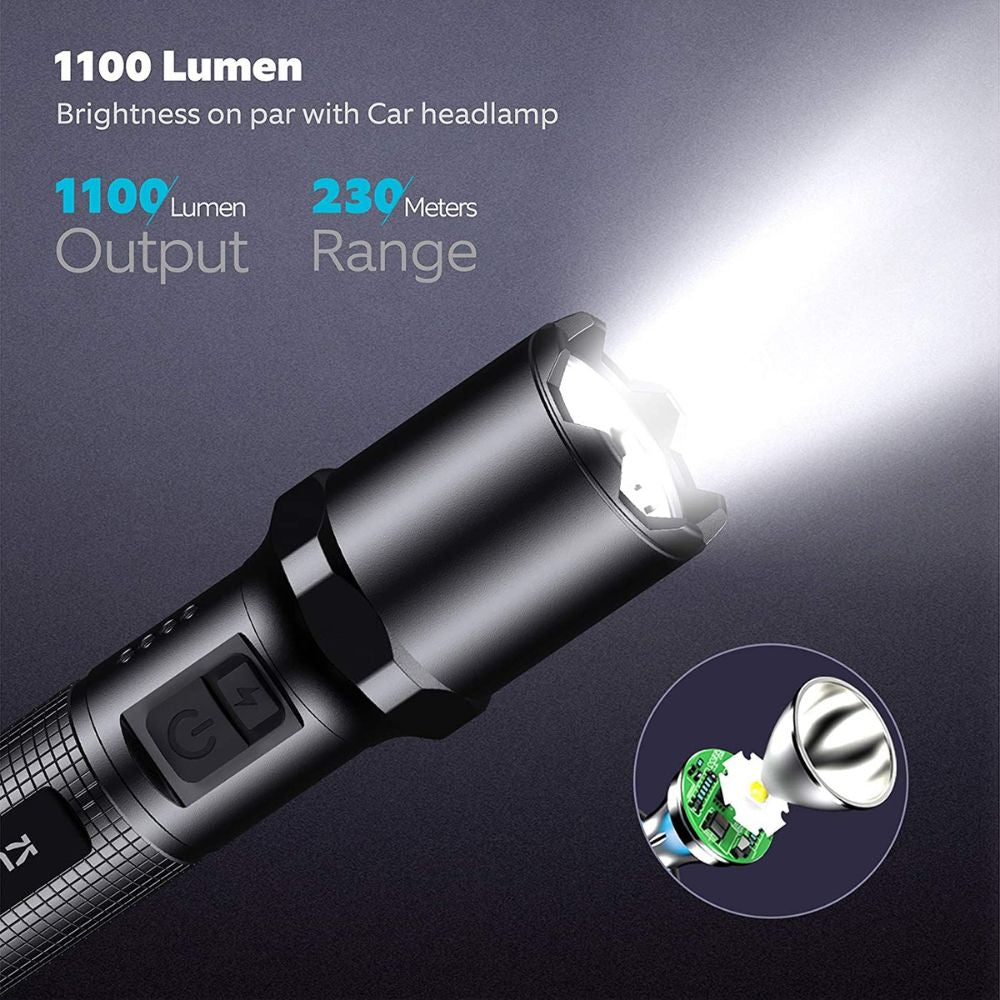 Klarus A1 Rechargeable Tactical Flashlight
