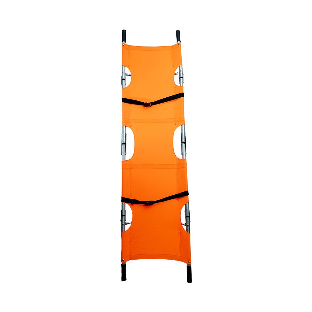 AOSSPL Four Fold Stretcher - MS ZINC COATED/ALUMINIZED