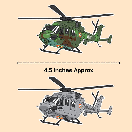 ALH DHRUV Army Vinyl Sticker