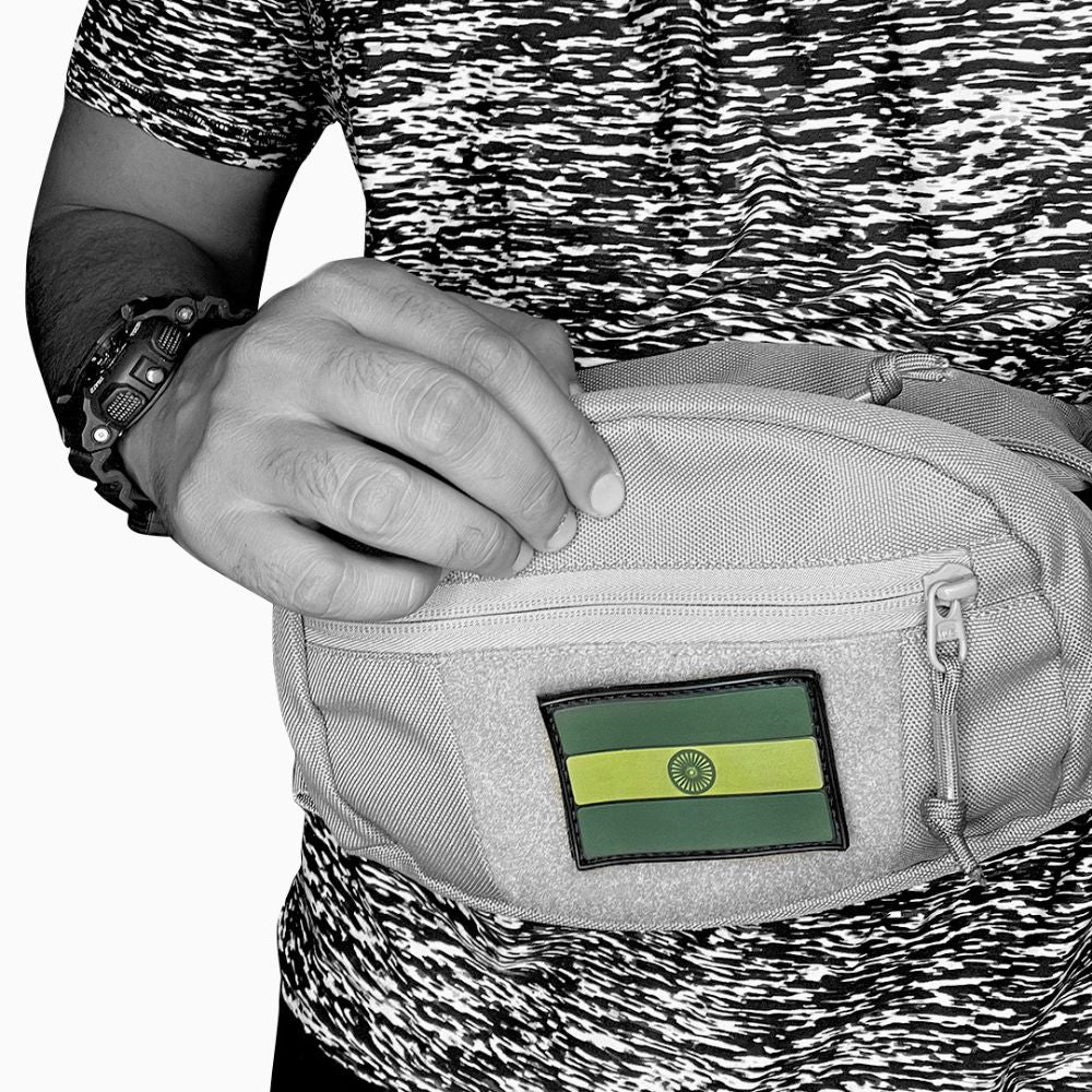Olive Green India Velcro Patch- Deltatac Original