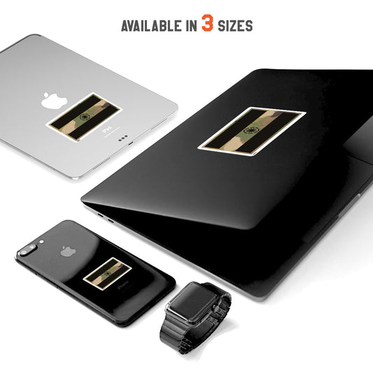 Indian National Camo Flag Sticker - Pack of 2 - DeltaTac.shop