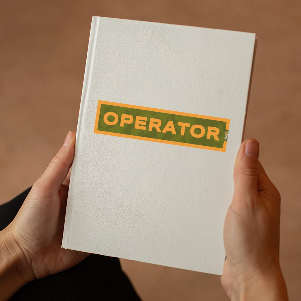 DeltaTac Name Tab Stickers- Operator
