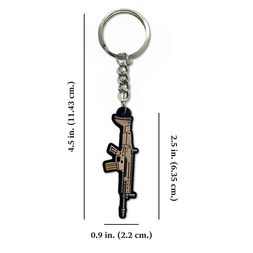 FN SCAR-H Battle Rifle 3D Keychain