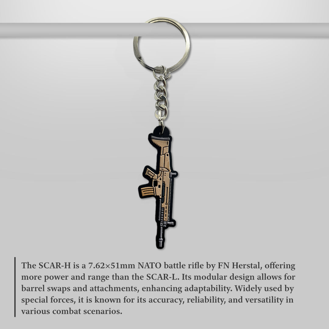 FN SCAR-H Battle Rifle 3D Keychain