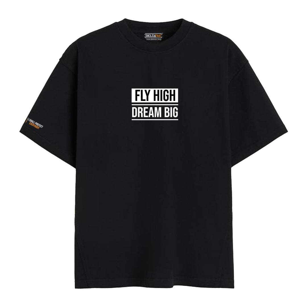 Fly High Dream Big Oversized T-shirt