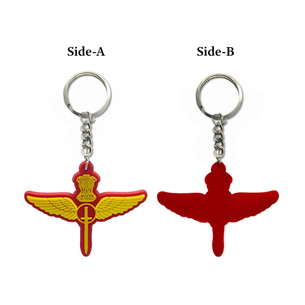 Garud Commando Insignia 3D Keychain