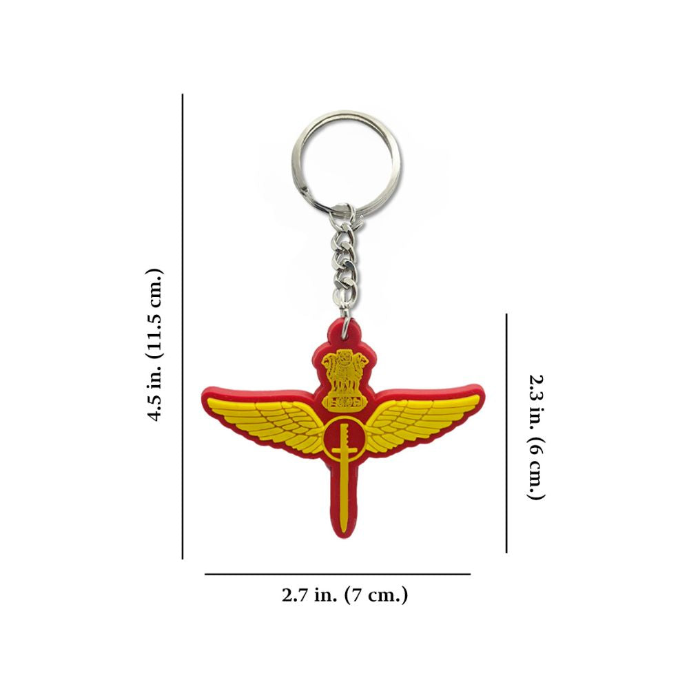Garud Commando Insignia 3D Keychain