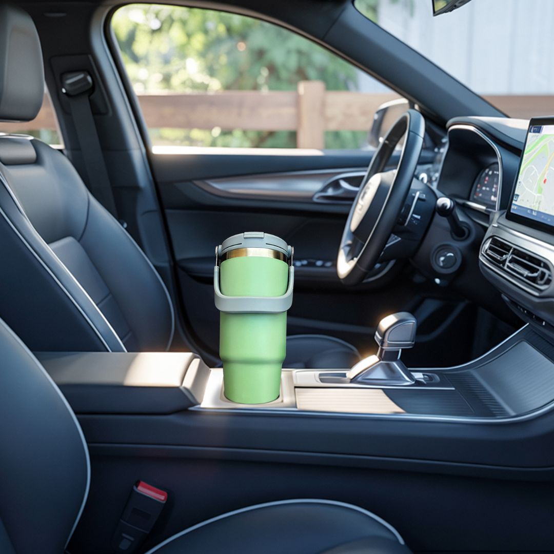BPA-Free Insulated Green Tumbler