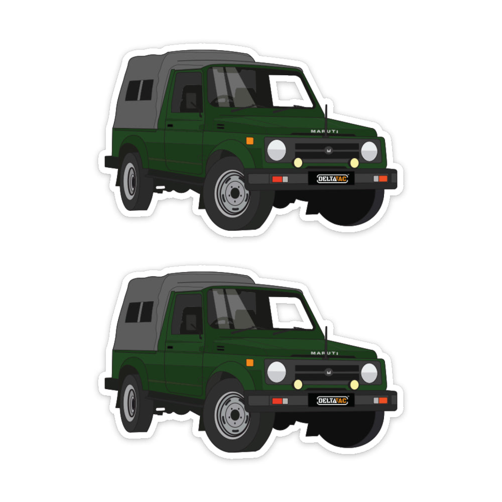 Indian Army Maruti Gypsy Sticker