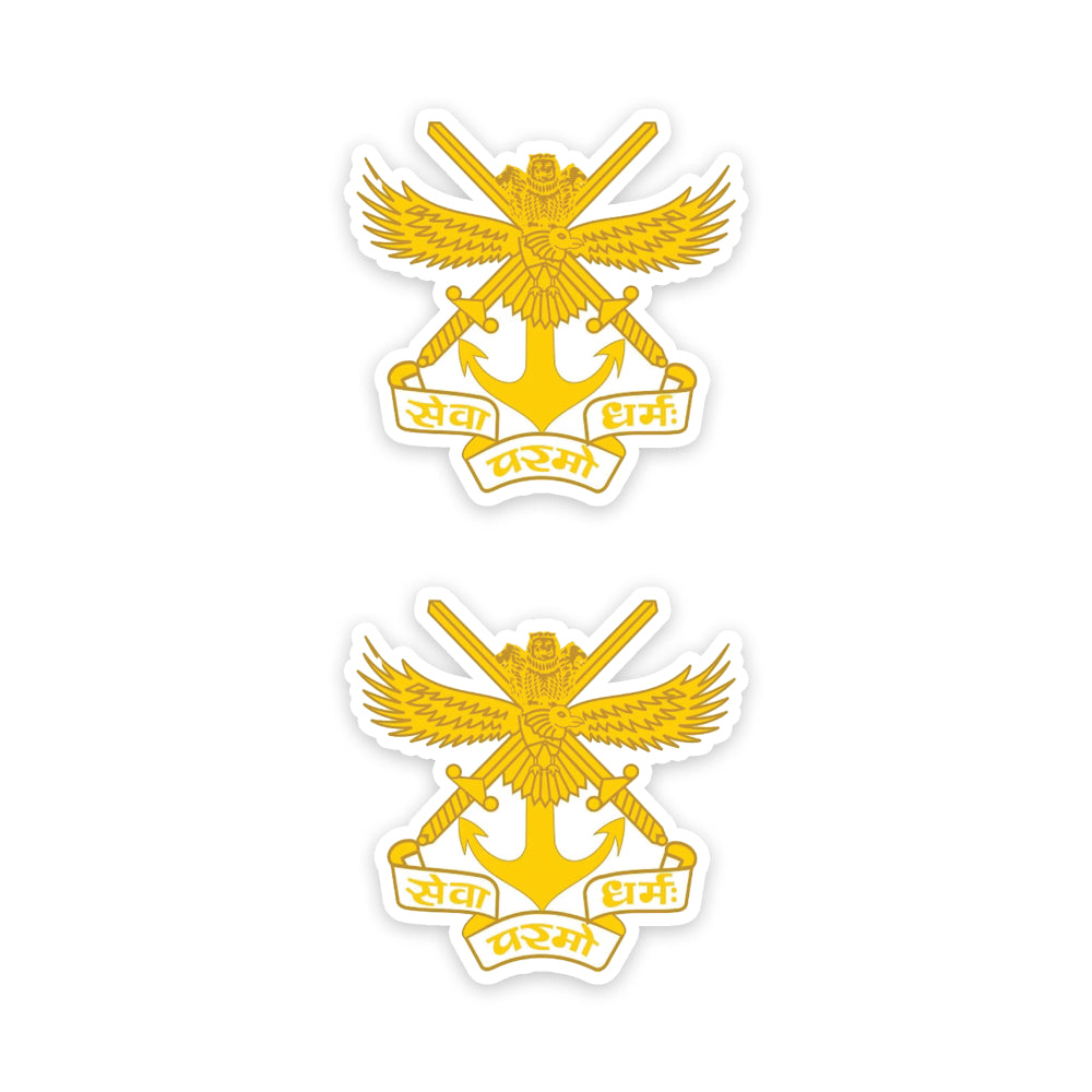 National Defence Academy (NDA) Logo Stickers