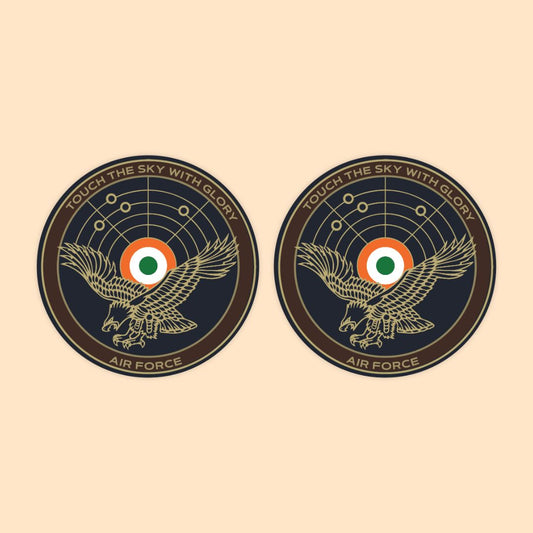 Touch The Sky With Glory Sticker | Indian Air Force Motto Decal | DeltaTac