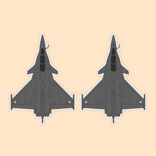 IAF Rafale Multirole Fighter Jet Sticker | Tactical Aviation Decal | DeltaTac