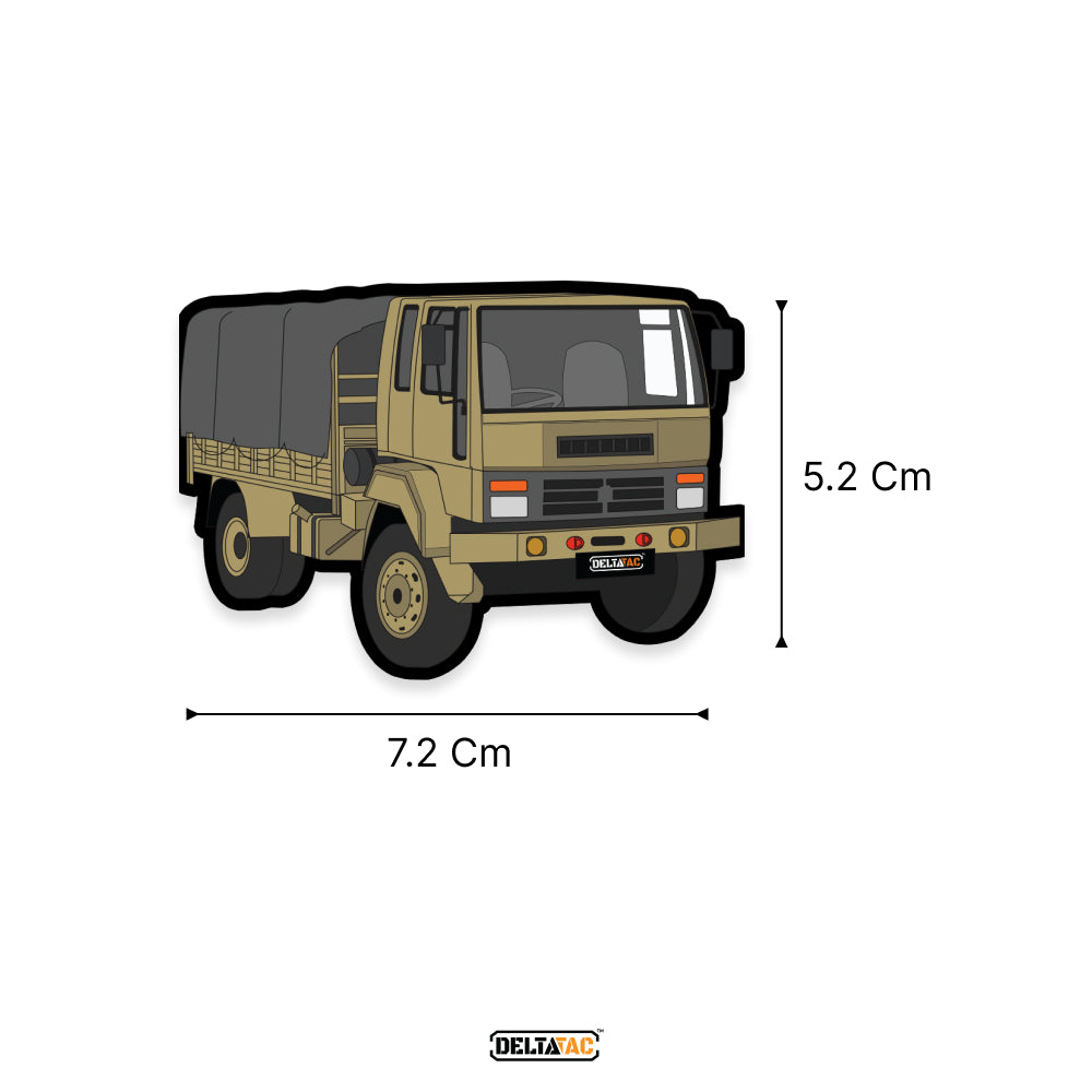 Indian Army 4 x 4 Stallion Truck Sticker - Pack of 2