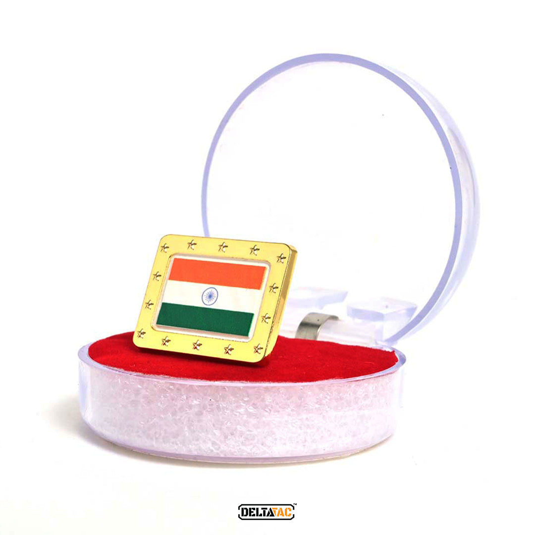 DT India Flag Lapel Pin