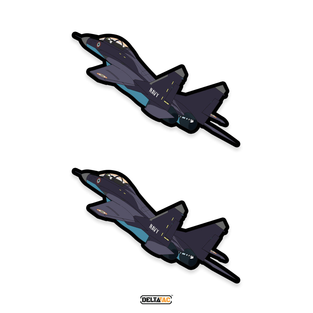 Indian Navy MiG 29K Sticker - Pack of 2
