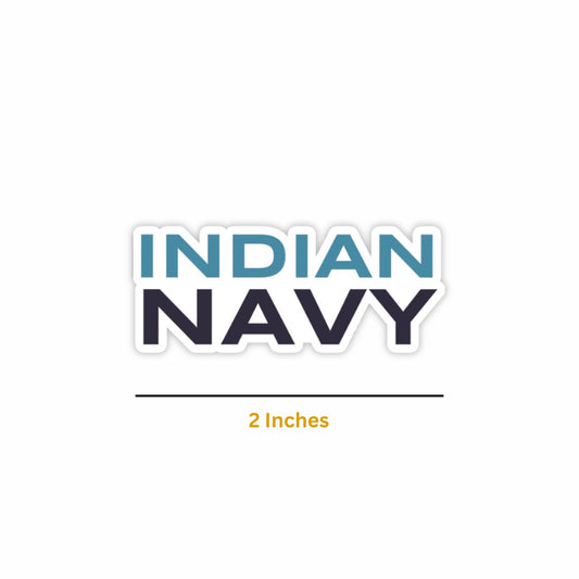 Indian Navy Sticker (Pack of 2) - Mini Military Series