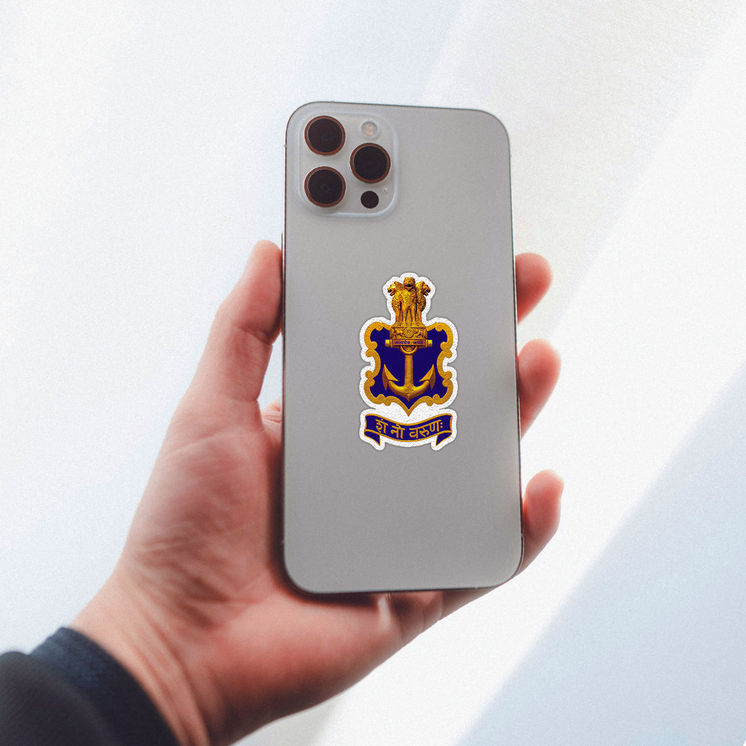 Mini Indian Navy Logo Stickers