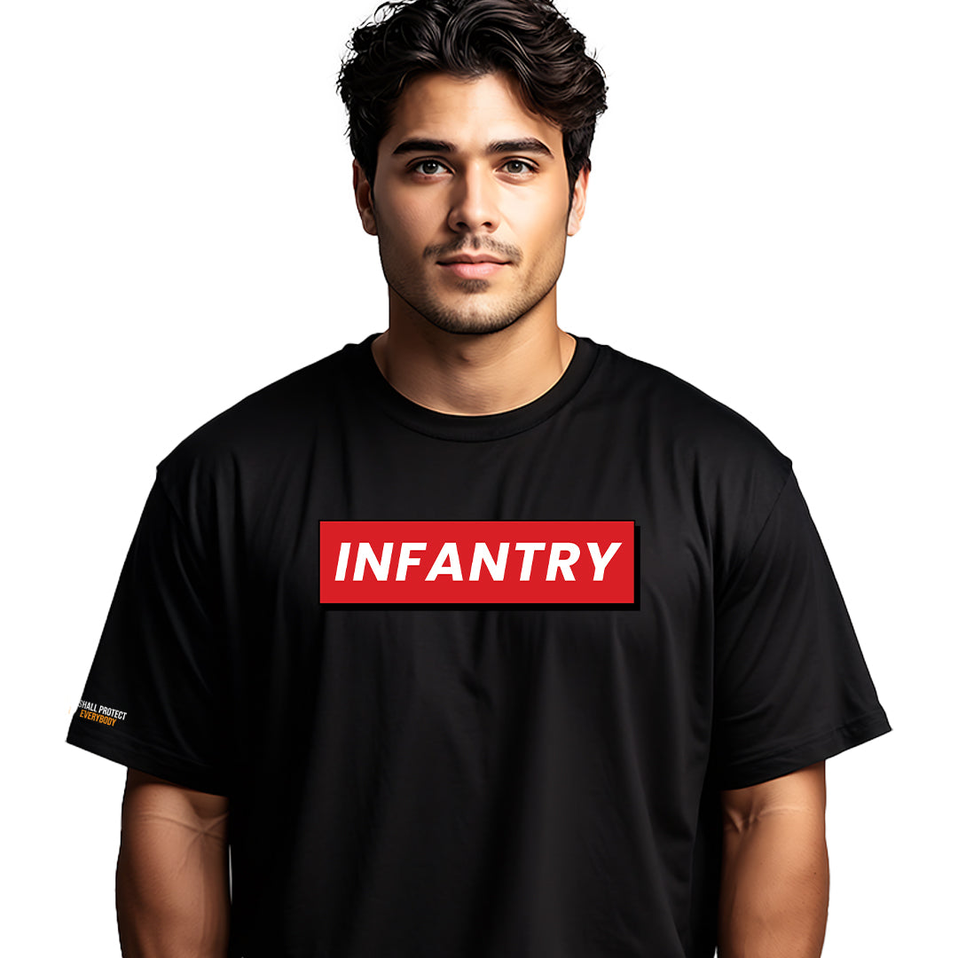 Infantry Oversized T-shirt - Black