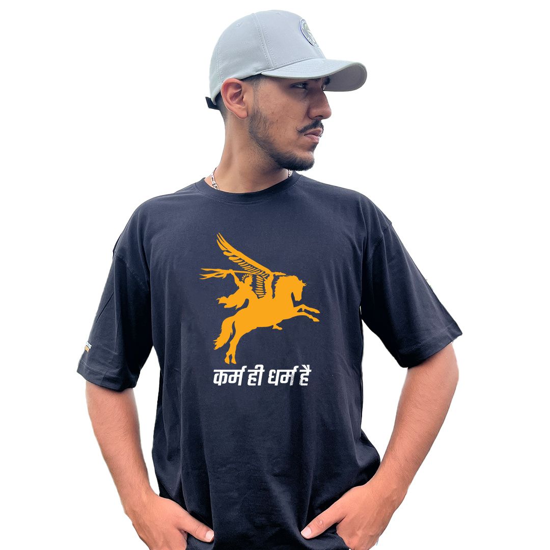 Karm He Dharm Oversized T-Shirt