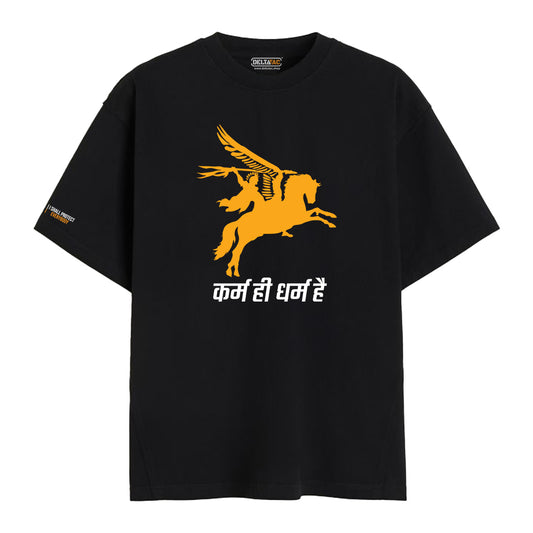 Karm He Dharm Oversized T-Shirt