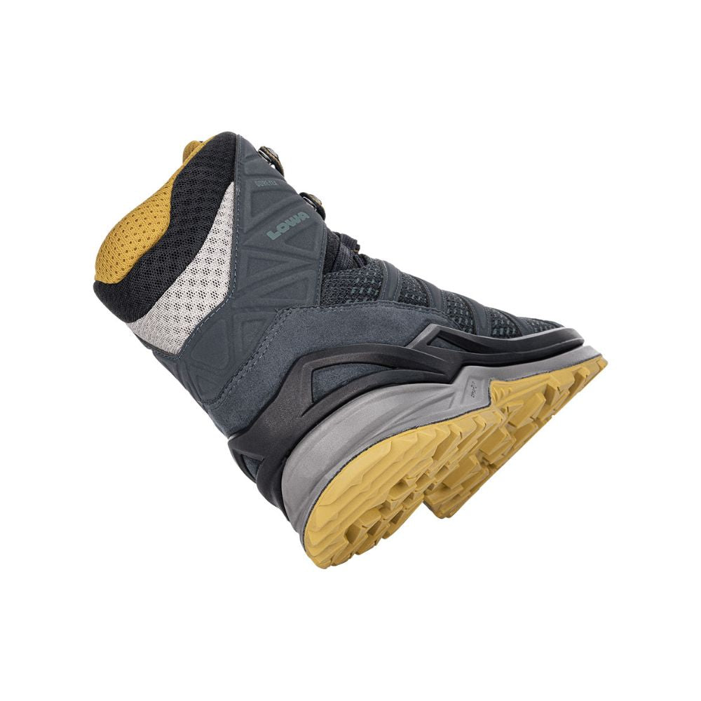 Lowa Innox Gtx Mid Shoes - Steel Blue/Mustard
