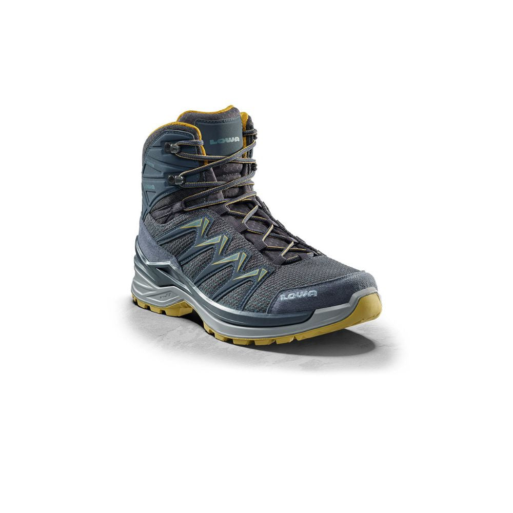 Lowa Innox Gtx Mid Shoes - Steel Blue/Mustard
