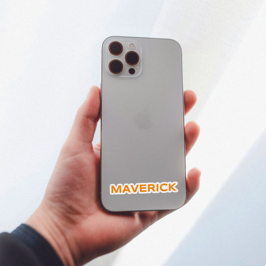 Mini Maverick Stickers Orange