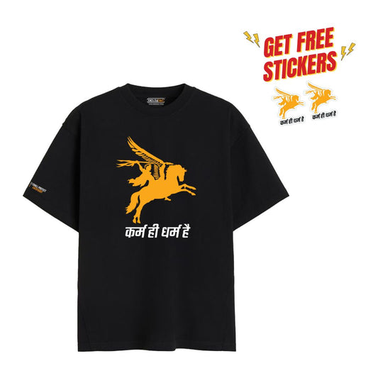 Karm He Dharm Oversized T-Shirt