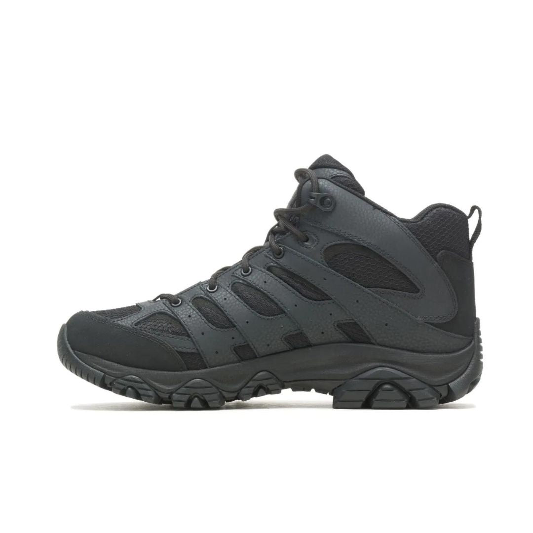 Merrell Men's Moab 3 Mid Tactical Waterproof Boot - Black