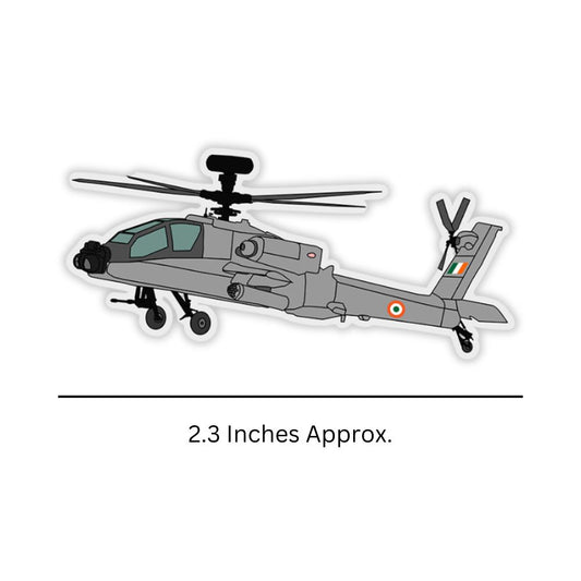 Mini A1 Helicopter Sticker Dimensions