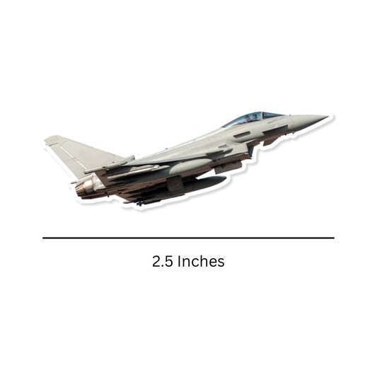 Mini Eurofighter Typhoon British Aerospace EAP Sticker Dimensions