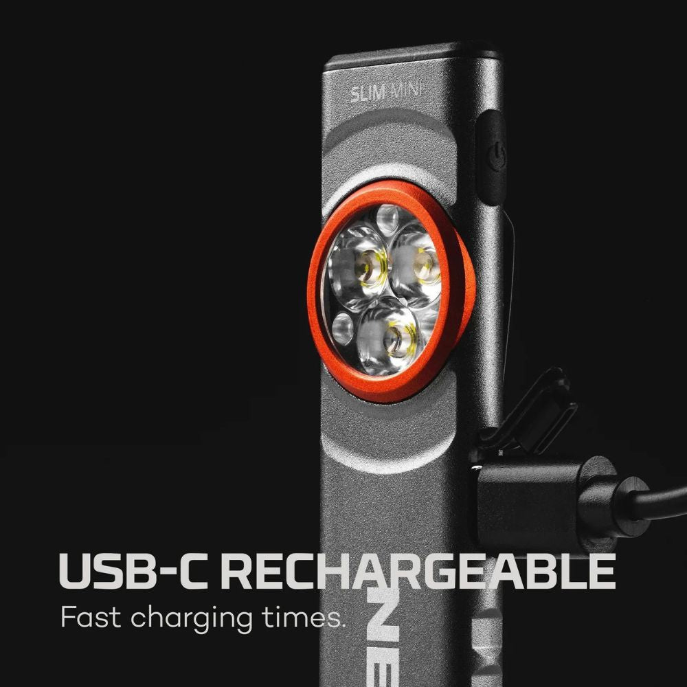 NEBO Slim Mini LED flashlight | USB-C Rechargeable