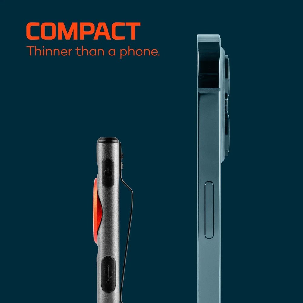 NEBO Slim Mini LED flashlight | USB-C Rechargeable