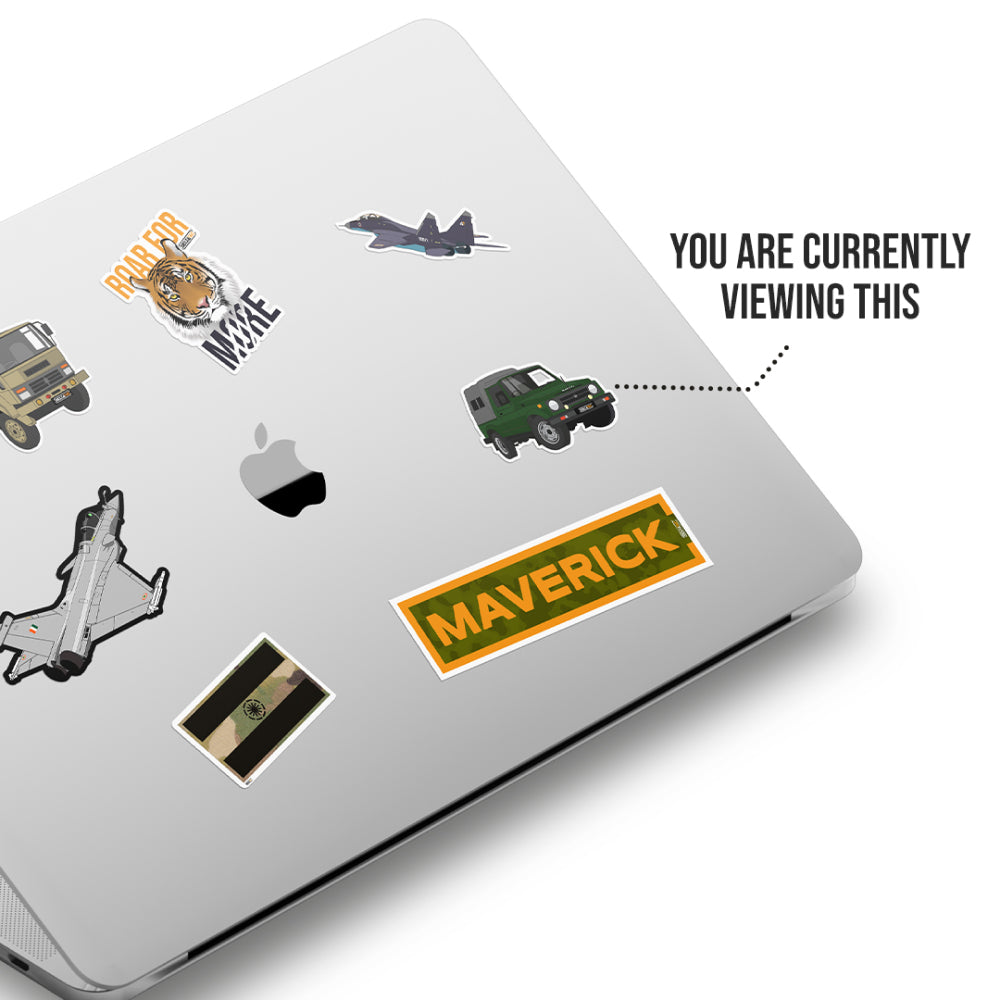 Indian Army Maruti Gypsy Sticker