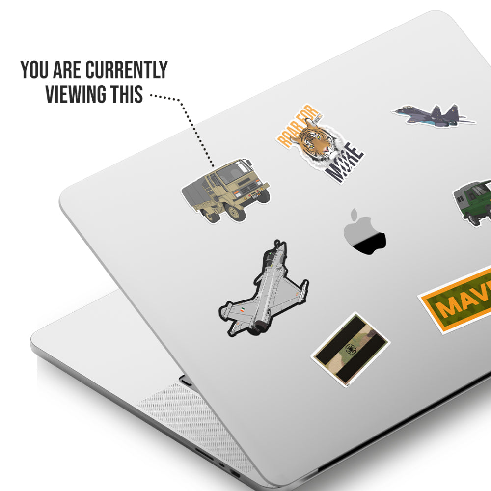 Indian Army Stallion Truck Stickers