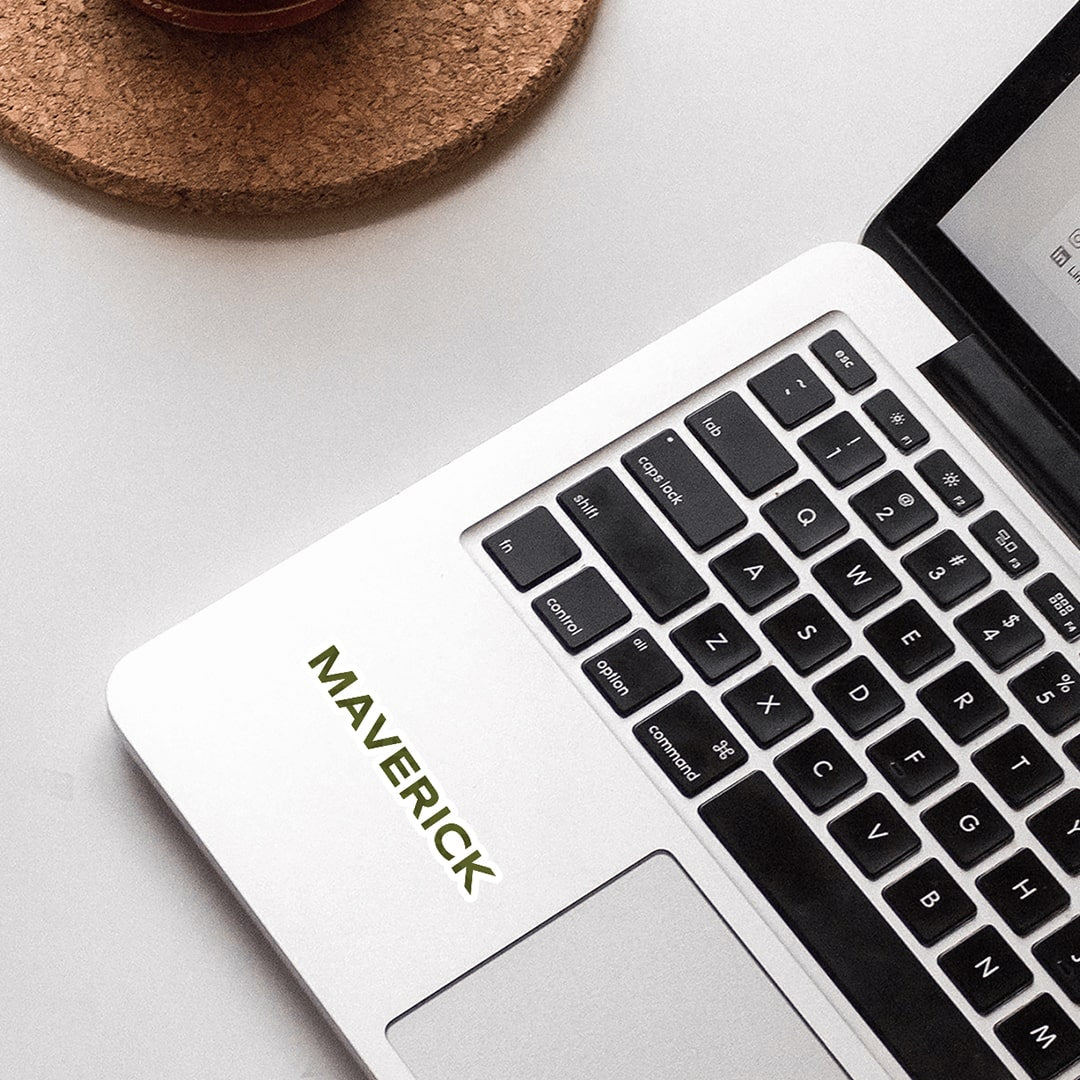 Mini Maverick Stickers Olive (Pack of 2) - Mini Military Series