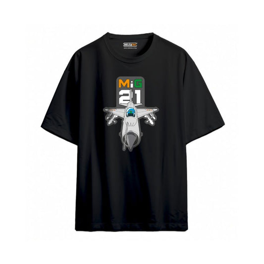 MiG-21 Black Fighter Tee – Fearless Legacy