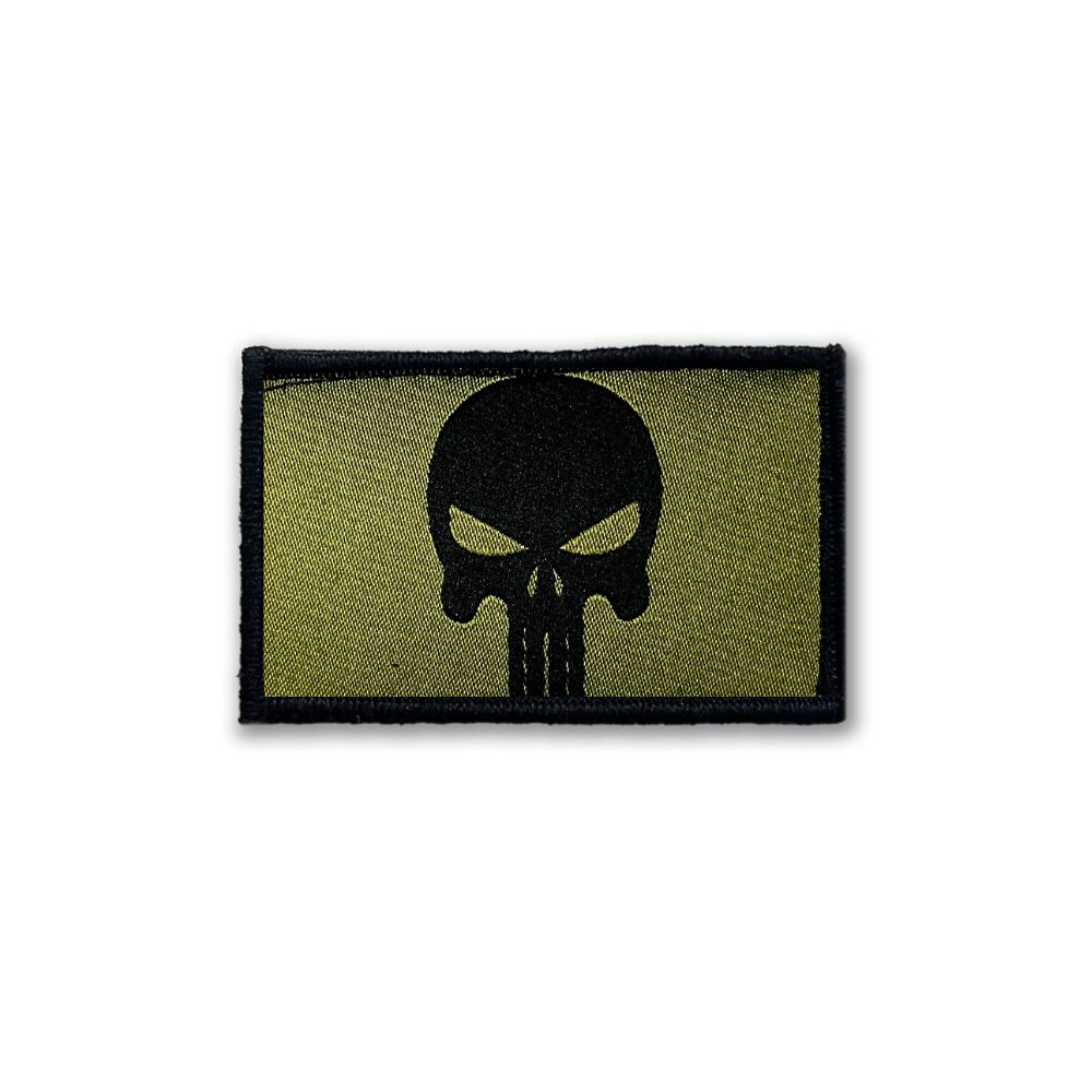 Tactical Velcro Punisher Patches - Set of 2 Embroidered Skull Design