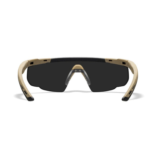 Saber Advanced Sunglasses - Matte Tan Frame with Smoke Grey Interchange