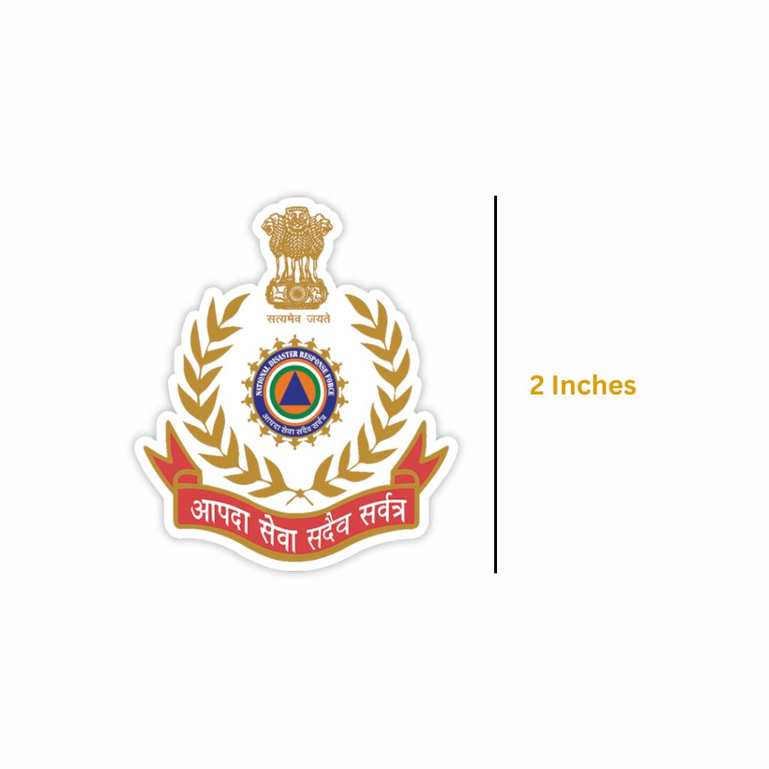 NDRF Logo Sticker