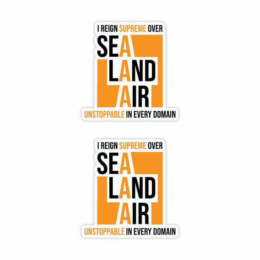 Sea Land Air Fridge Magnet