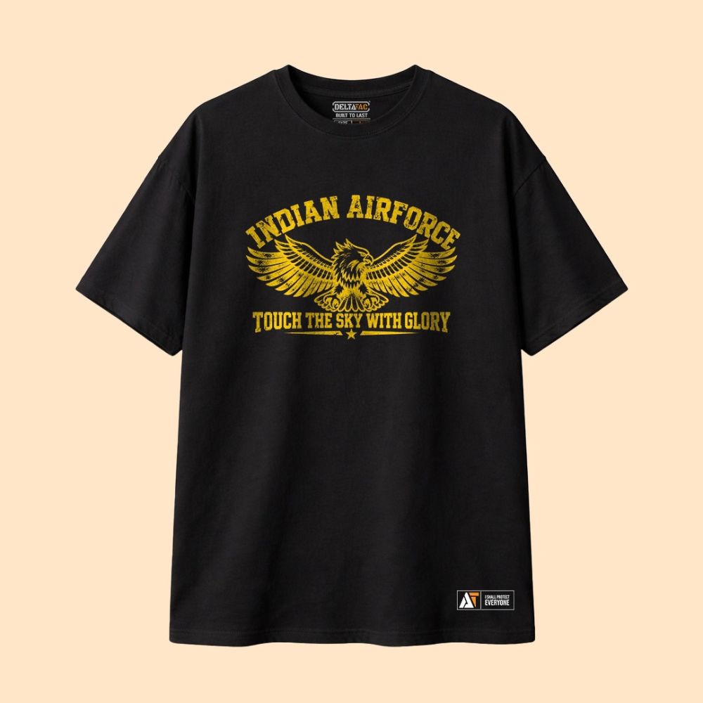 Touch the Sky T-shirt | Indian Air Force Graphic Tee | Deltatac