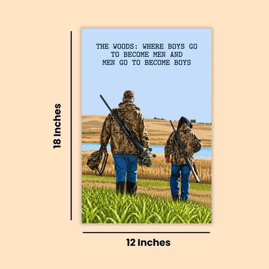 The Woodsman Creed Poster | Tactical Wall Art