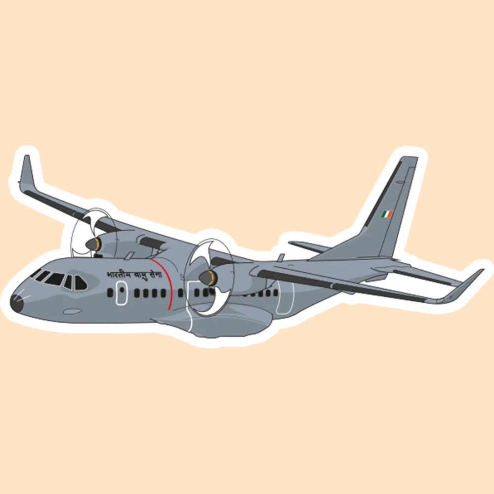 Airbus C295 Sticker | Indian Air Force Transport Aircraft