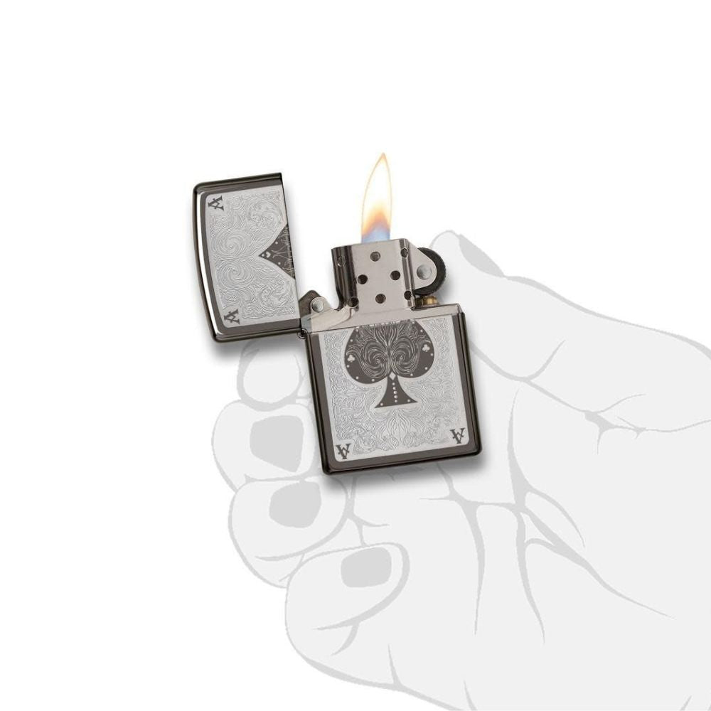 Zippo Ace Filigree Lighter
