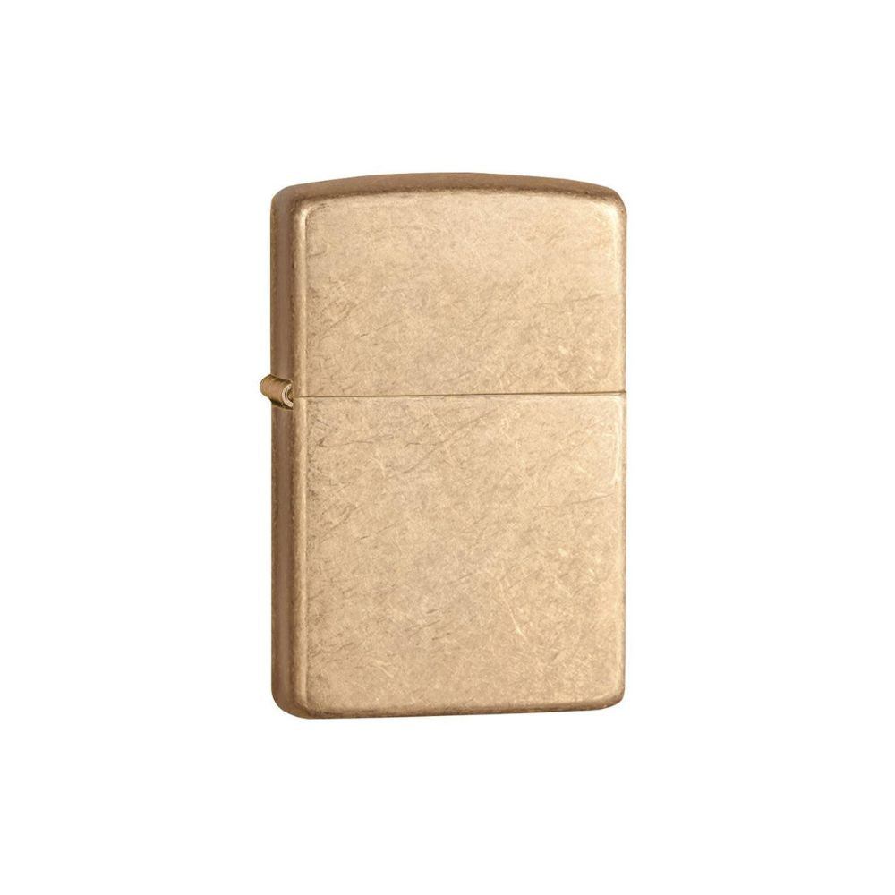 Zippo Armor Tumbled Brass Lighter