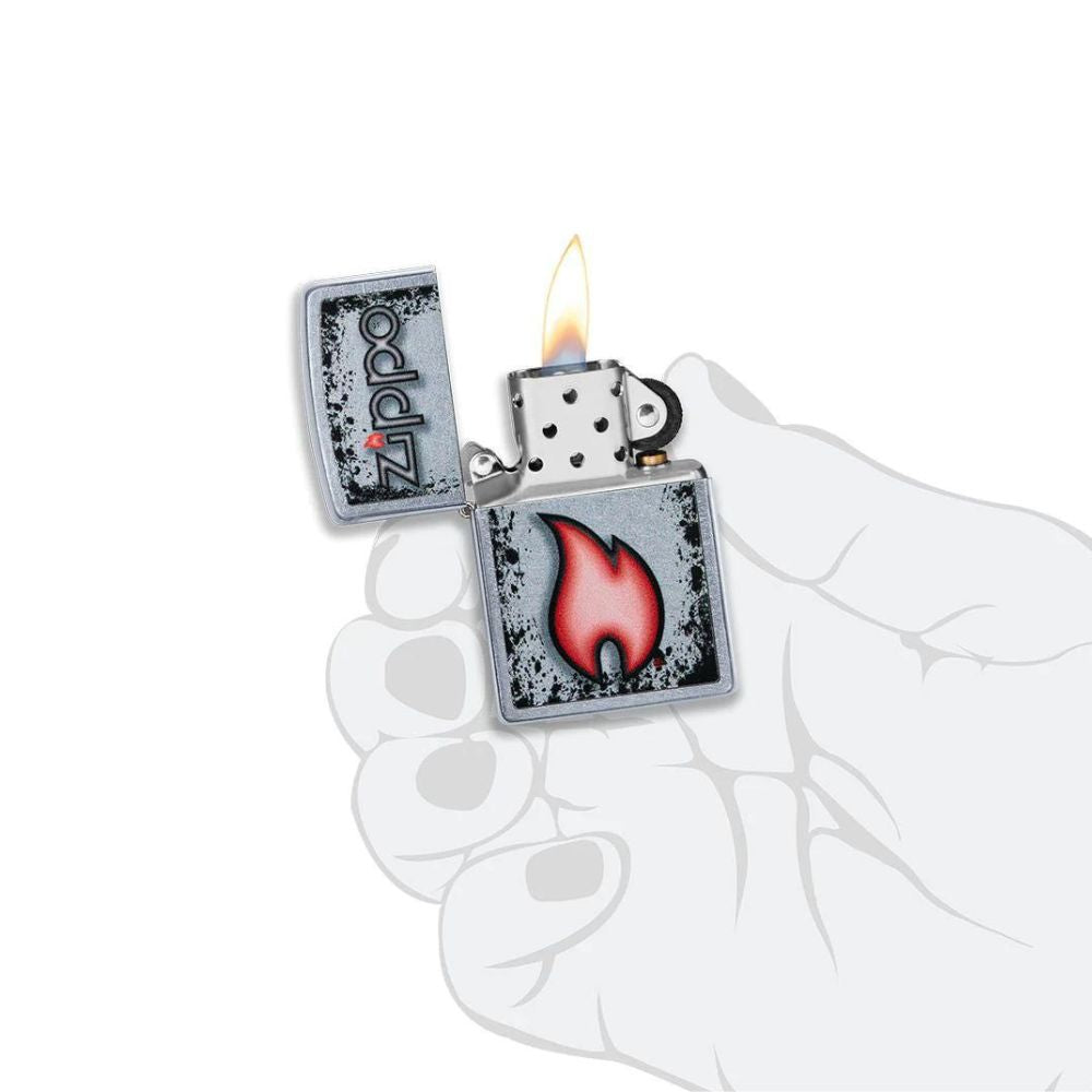Zippo Flame Design Lighter