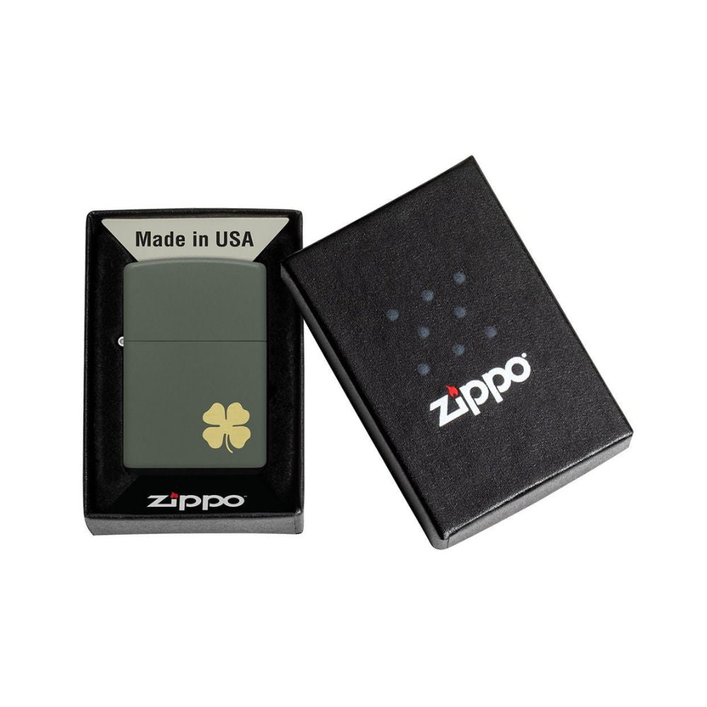 Zippo Four Leaf Clover Lighter