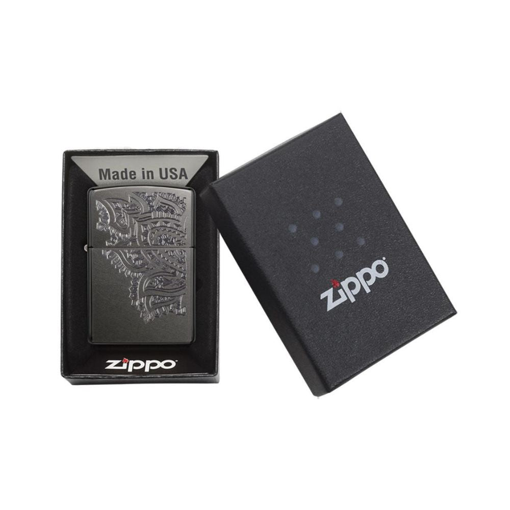 Zippo Iced Paisley Lighter